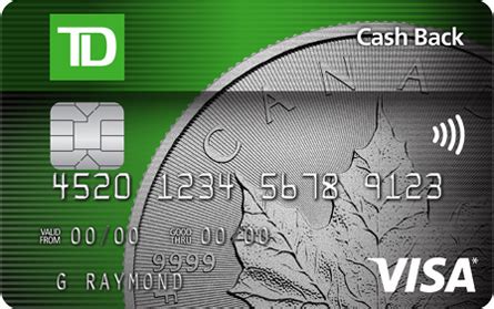 Td Cash Back Visa Cash Advance